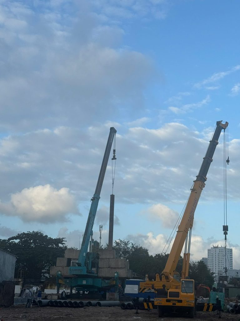 Ép cọc bê tông Hồng Phát Đà Nẵng