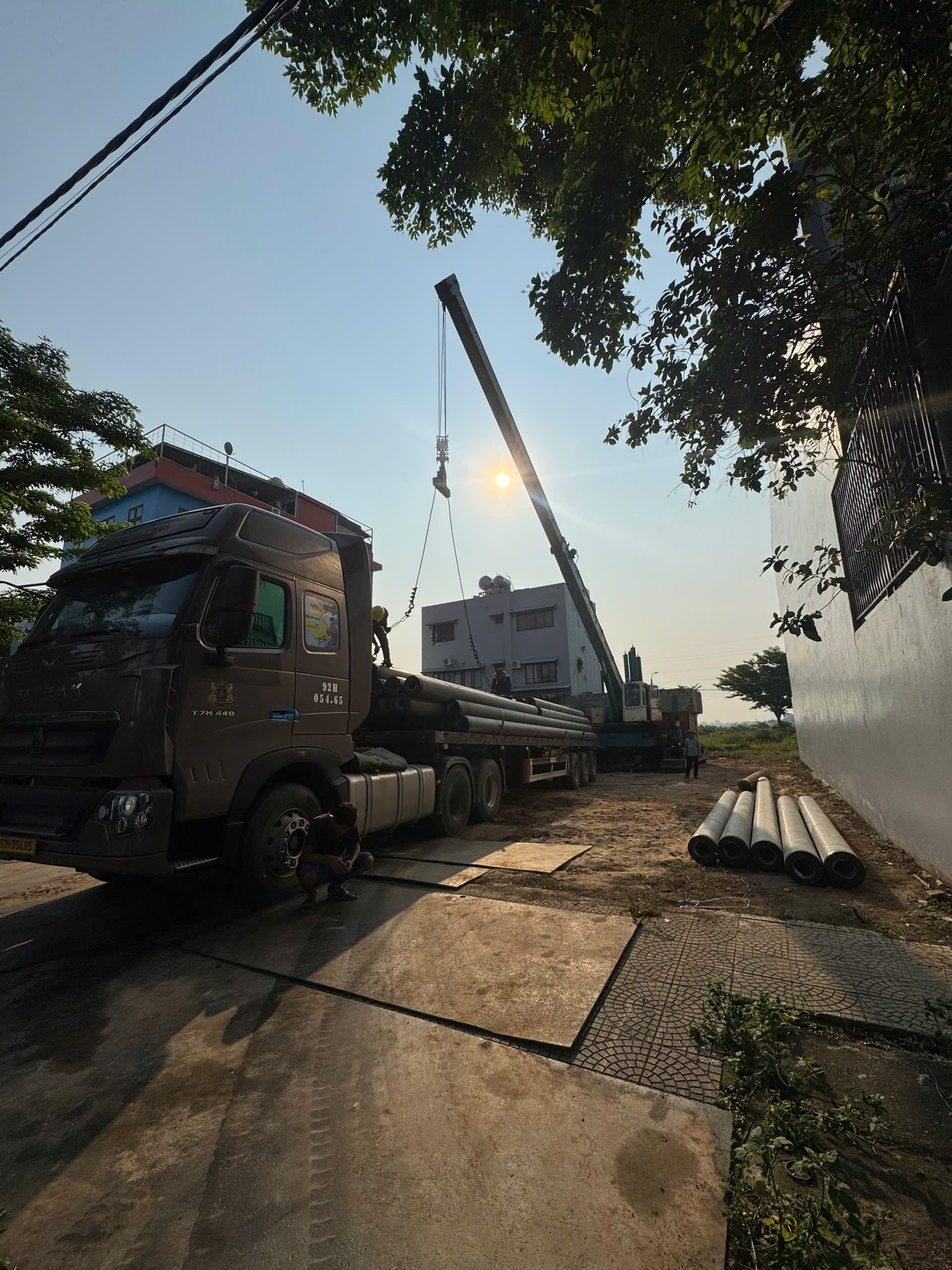 ép cọc bê tông Đà nẵng - Hồng Phát