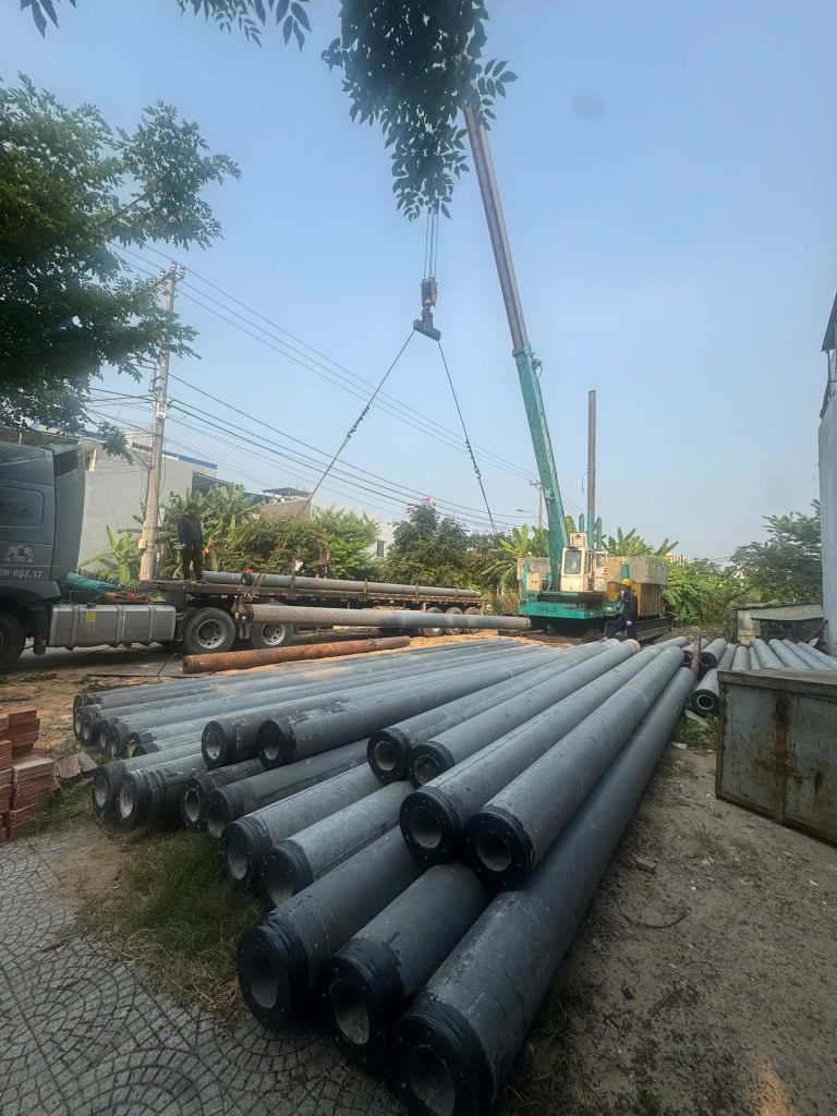 Ép cọc bê tông Đà Nẵng