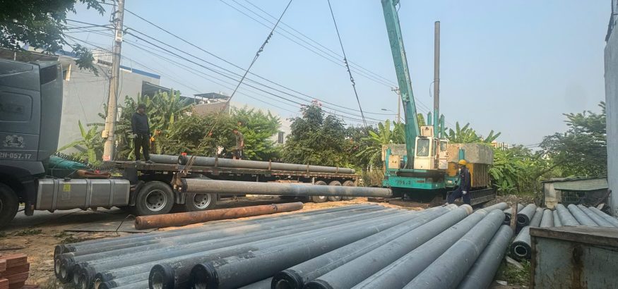 Ép cọc bê tông Đà Nẵng